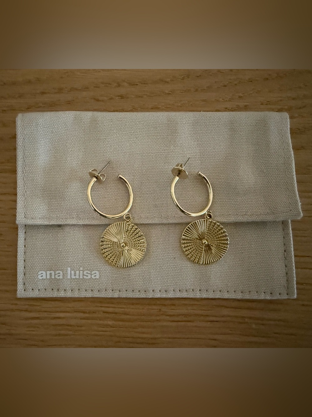 Ana Luisa Gold Drop Earrings